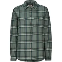 Fjällräven Övik Heavy Flannel Langarmhemd - Patina Green / Deep Patina - XS