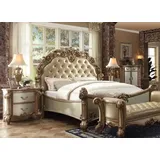 JV Möbel Luxus Schlafzimmer Set 3-tlg. Beige