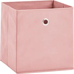Aufbewahrungsbox ZELLER PRESENT, rosa, B:28cm H:28cm T:28cm, Vlies, Aufbewahrungsboxen, faltbar und schnell verstaut