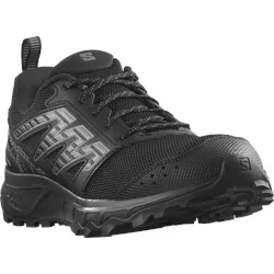 Wanderschuh SALOMON "WANDER", Gr. 44, schwarz, Leder, Textil, sportlich, Schuhe, Trailrunningschuhe