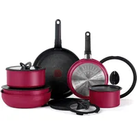 T-fal Ingenio Expertise Antihaft-Kochgeschirr-Set, 14-teilig, Induktion, ofenfest, 500 F, Kochgeschirr, Töpfe und Pfannen, Set, Wohnmobil, Camping, Bratpfannen, spülmaschinenfest,