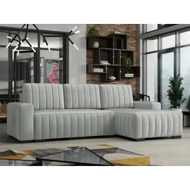 Mirjan24 Ecksofa mit Bettkasten und Schlaffunktion, L-Form Sofa (Farbe: Manila 14, Seite: Rechts)