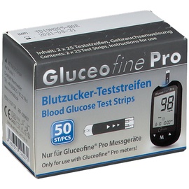 METRADO GmbH Gluceofine Pro Blutzucker-Teststreifen