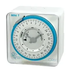 Orbis Tecnologia Electrica ORBIS OB251232, Täglicher Timer, Weiß, Tasten, Kunsts