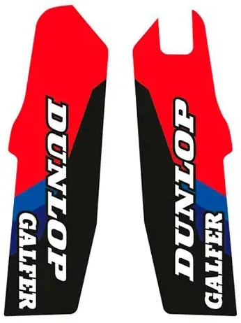 Blackbird Racing Dream 5 Fork Honda Cr 125 R 02-07/cr 250 R 02-07 Aufkleber - Black / Blue / Red - One Size