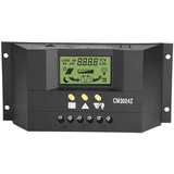 Solarladeregler 3-stufig PWM 12V 24V 30A Solarpanel Laderegler Paremeter Einstellbare LCD-Anzeige Überlastschutz mit Handbuch