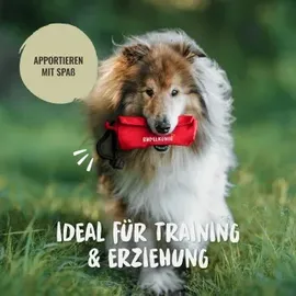 Rudelkönig Futterbeutel für Hundetraining rot