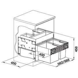 Blanco Select II 49 l Grau