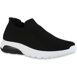 Herren Slip Ons in Schwarz