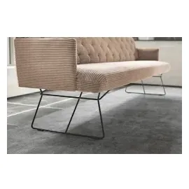 KAWOLA Esszimmerbank CHARME Cord taupe 246cm