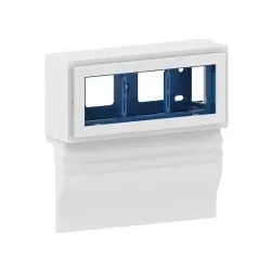 GGK 114303 GGK Leerdose 4D 20x80BP-D3, universell, für drei Geräte 45x45 mm, weiß 4D 20x80-D3 4D20x80D3