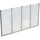 SKANHOLZ Seitenwand 3,43 x 2,00 m grau mit Polycarbonat