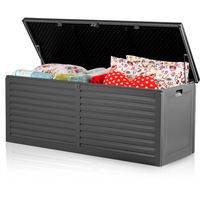 Auflagenbox Gartenbox Kissenbox Aufbewahrungsbox Kiste 390L Gerätetruhe Plonos