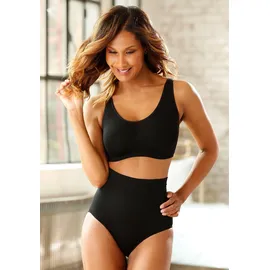 PETITE FLEUR Bralette-BH PETITE FLEUR, Damen, Gr. XXXL(54), N-Gr, braun (caramel, schwarz), Microtouch, Obermaterial: 88% Polyamid, 12% Elasthan, Basic, bequem, BHs BH-Set Bralette, SEAMLESS ohne Bügel aus weichem Microtouchmaterial, Topseller