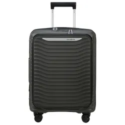 Hartschalen-Trolley SAMSONITE "UPSCAPE 55 mit Frontfach", Gr. B/H/T: 40cm x 55cm x 23cm 42 l, grün (climbing ivy), Polycarbonat, modisch, Koffer, Easy-Access-Frontfach Handgepäck Hartschalenkoffer TSA-Zahlenschloss