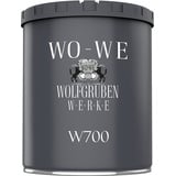 Betonfarbe Bodenfarbe Bodenbeschichtung W700 Weiss ähnl. RAL 9010-750ml