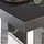 GGM Möbel Bistro Loungetisch 130 x 80 x 41 cm Schwarz Marmor/Edelstahl
