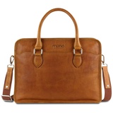 mano Don Pietro Aktentasche Leder 38 cm Laptopfach cognac