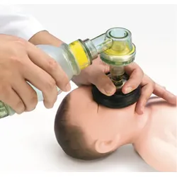 Intubations- und Wiederbelebungs-Neugeborenes in Lebensgröße
