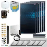 Wolf Solar Paket 13,8 m2 mit 6 Flachkollektoren TopSon F3-1, SM1-2 Regelung