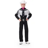 Barbie THE MOVIE - Sammelpuppe aus dem Spielfilm mit Western-Outfit, Vintage-Hemd, Cowboyhut, weiße Stiefel, für Kinder ab 3 Jahren, HRF30
