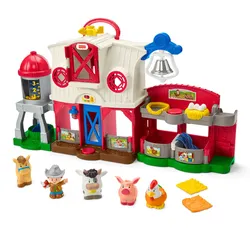 Fisher-Price Little People Bauernhof inkl. Figuren, Kleinkind Spielzeug