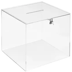 Urne Archivo 2000 Durchsichtig 30 x 30 x 30 cm