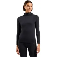 Odlo Damen Seamless Performance Wool Langarm-baselayer - Black /