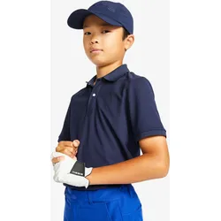 Golf Poloshirt Kurzarm MW500 Kinder marineblau Gr. 164 - 14 Jahre