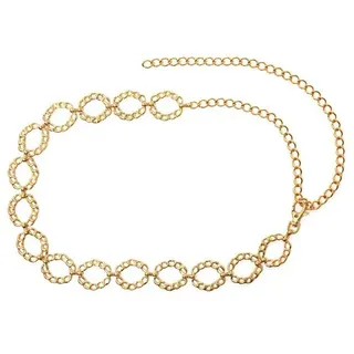 COLLEZIONE ALESSANDRO Kettengürtel " Klara " in gold | Gr.: onesize
