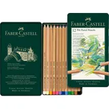Faber-Castell Farbstifte Pitt Pastel, 12er Metalletui