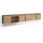 SKRAUT HOME Lowboard 309x50 cm Eiche Schwarz Holzwerkstoff