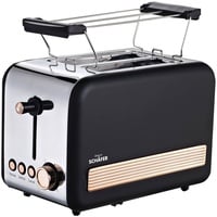 SCHÄFER Toaster RETRO 79298 - schwarz-roségold