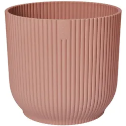 ELHO Rosa runder Blumentopf Ø30cm recycelt robust