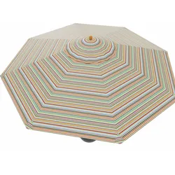 Schirm Klassiker Acryltuch multicolor mini Ø 250 cm, Knickmechanismus & Flaschen...