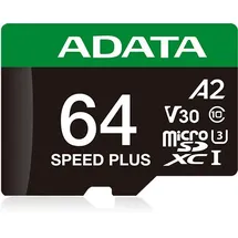 A-Data ADATA MicroSDXC 64 GB Speed Plus + SD-Adapter