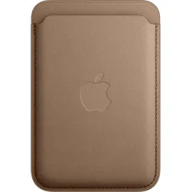Apple iPhone Feingewebe Wallet mit MagSafe Braun