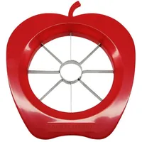 Fackelmann Apfelteiler 16 x 14 cm Grün/Rot