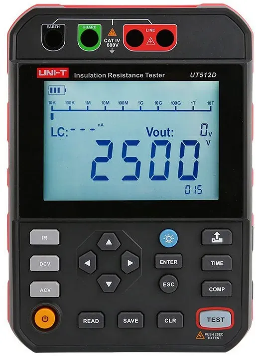 UNI-T UT512D Isolationswiderstandstester (2,5 kV)