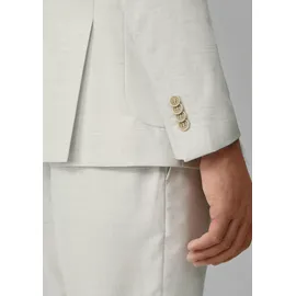 s.Oliver s.O PURE: Zweireihiges Sakko im Slim Fit - creme - 52