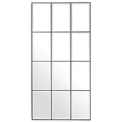 Casa Padrino Luxus Wandspiegel Bronze 78,5 x H. 215,5 cm - Rechteckiger Wohnzimmer Spiegel - Schlafzimmer Spiegel - Garderoben Spiegel - Luxus Möbel - Möbel Luxus - Luxus Einrichtung