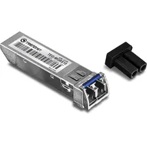 TRENDNET TRENDnet, TEG-MGBS10, SFP auf RJ45 Mini-GBIC, für Singlemode-Glasfaser, Entfernungen bis zu 10 km (6.2 Meilen), Gigabit-SFP-Modul, IEEE 802.3z Gigabit Ethernet
