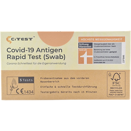Citest Covid-19 Antigen Schnelltest, Inhalt: 5 Stück