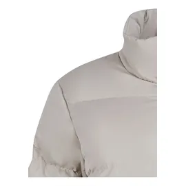 URBAN CLASSICS Ladies Short Peached Puffer Jacket - Beige