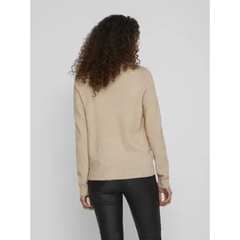 VILA V-Neck L/S Knit TOP Beige XL