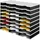 Styro Sortierstation styrodoc Trio 24 Fächer H573xB723xT331mm Polystyrol grau/schwarz