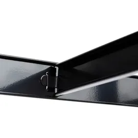 SCHULTE Regalwelt Schwerlastregal 4 MDF-Böden, 180x90x40 cm (HxBxT), 175 Kg Traglast pro Boden, schwarz