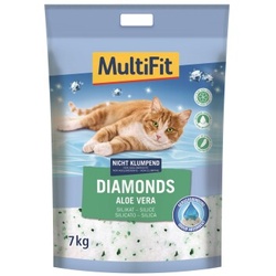 MultiFit Diamonds Aloe Vera Silikatstreu 15 l