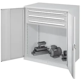 Kappes Beistellschrank Stahl 1110x1000x600 mm Lichtgrau