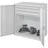 Kappes Beistellschrank Stahl 1110x1000x600 mm Lichtgrau